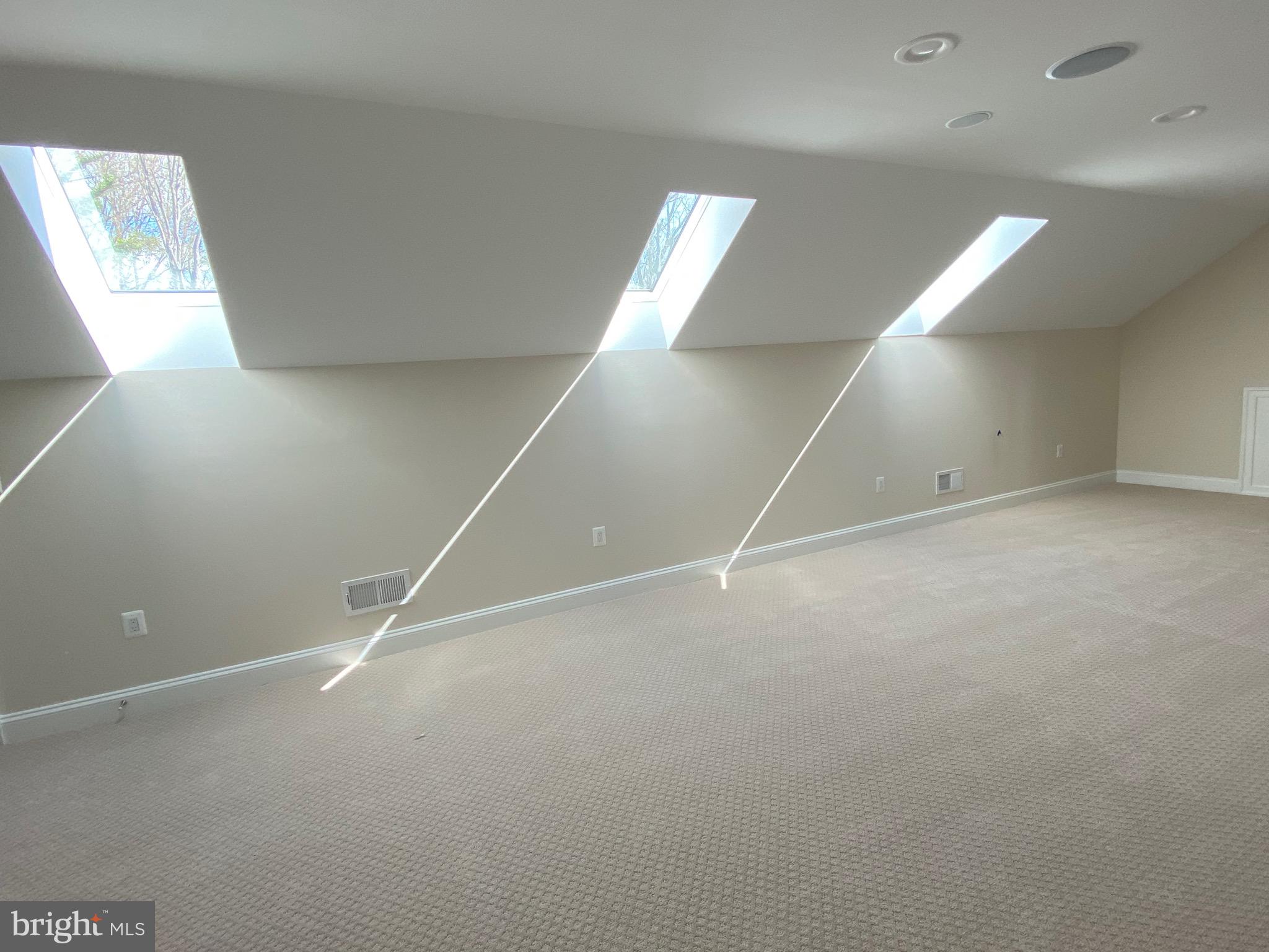 8712 Redman Street Springfield, VA 22153 - Photo 52 of 77 4th floor Attic space with skylights