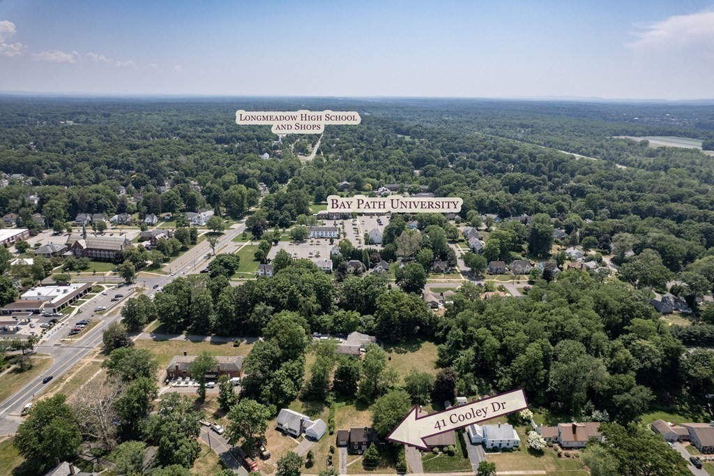 41 Cooley Drive Longmeadow, MA 01106 - Photo 8 of 30 an aerial view of a city