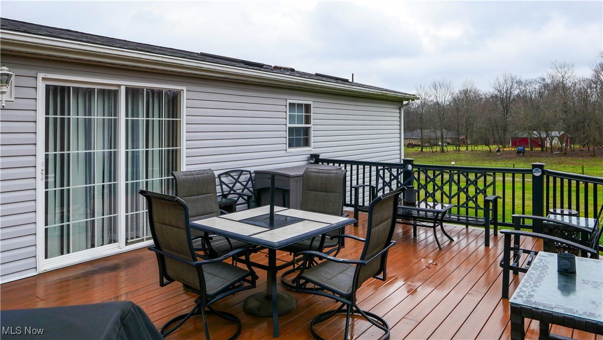 17296 Old State Road Middlefield, OH 44062 - Photo 31 of 44 View of wooden terrace