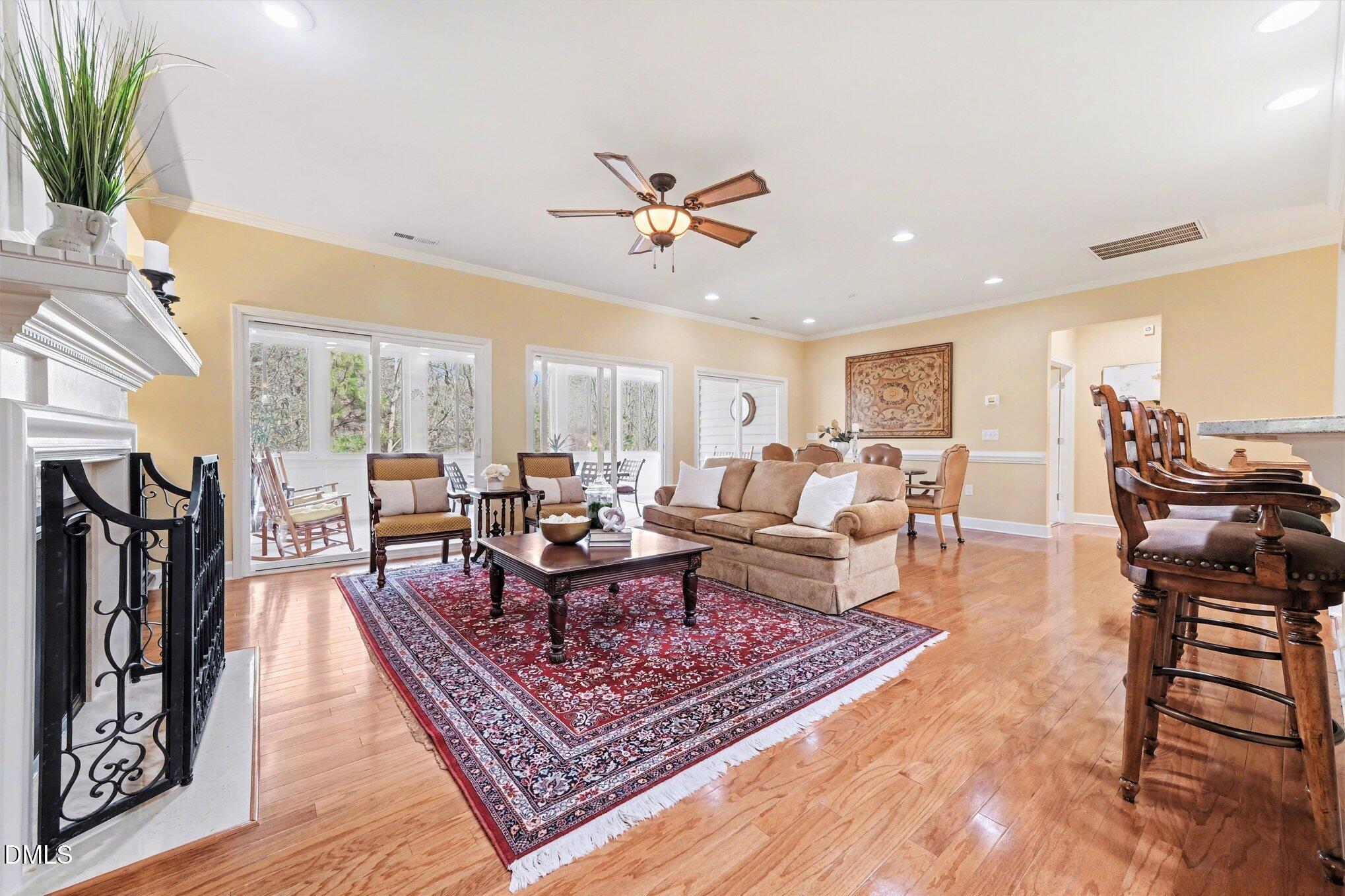 281 Beckingham Loop Cary, NC 27519 - Photo 17 of 56 a living room with furniture or outdoor view and a large window