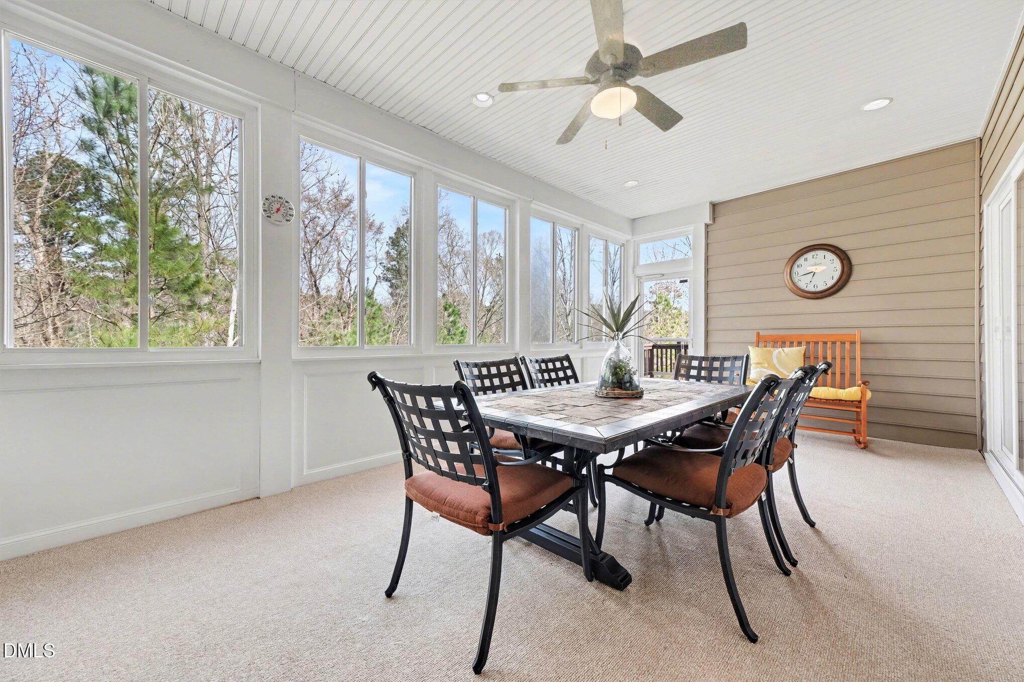 281 Beckingham Loop Cary, NC 27519 - Photo 30 of 56 a view of a dining room with furniture window and outside view