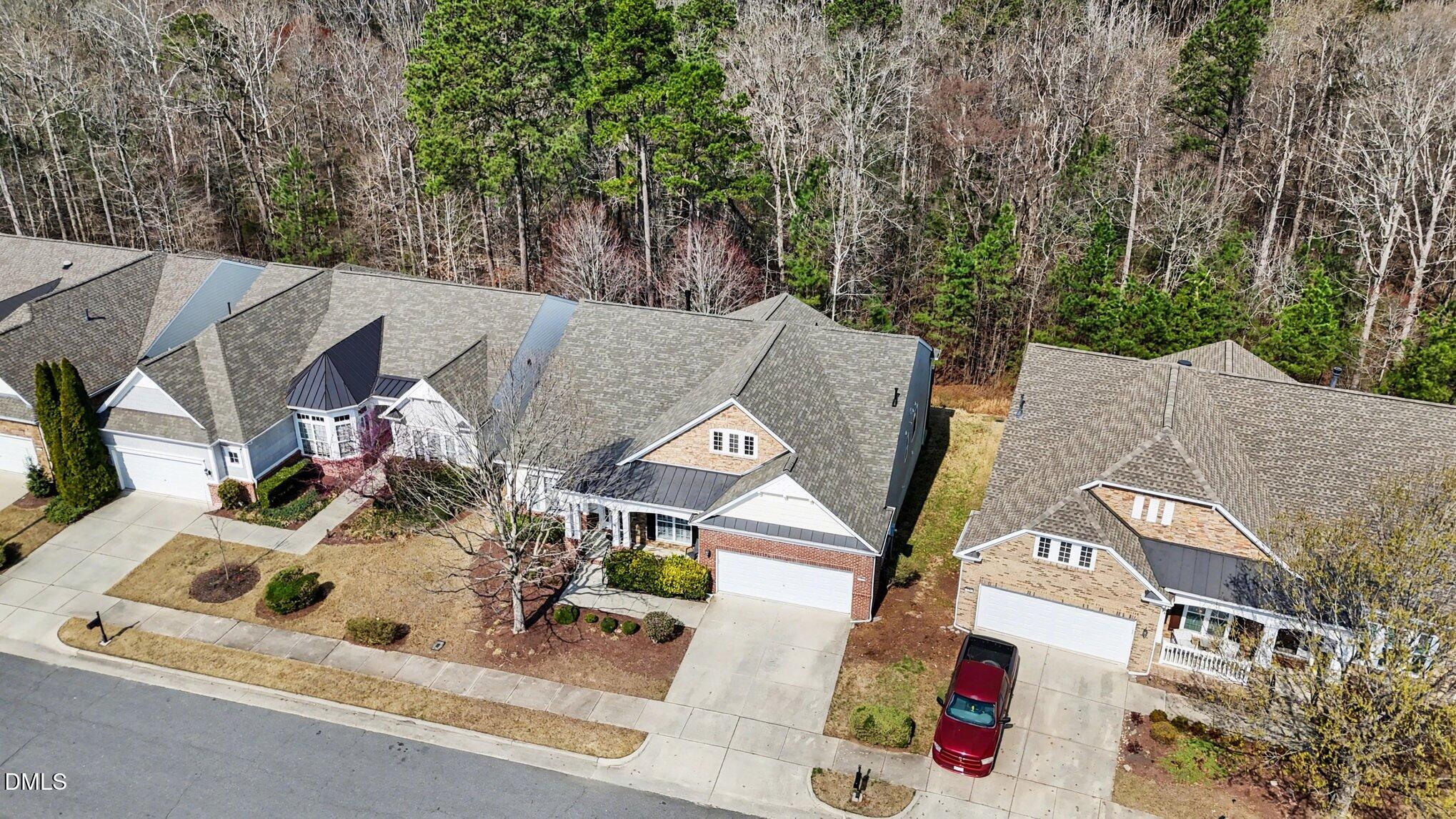 281 Beckingham Loop Cary, NC 27519 - Photo 48 of 56 an aerial view of residential house with an outdoor space