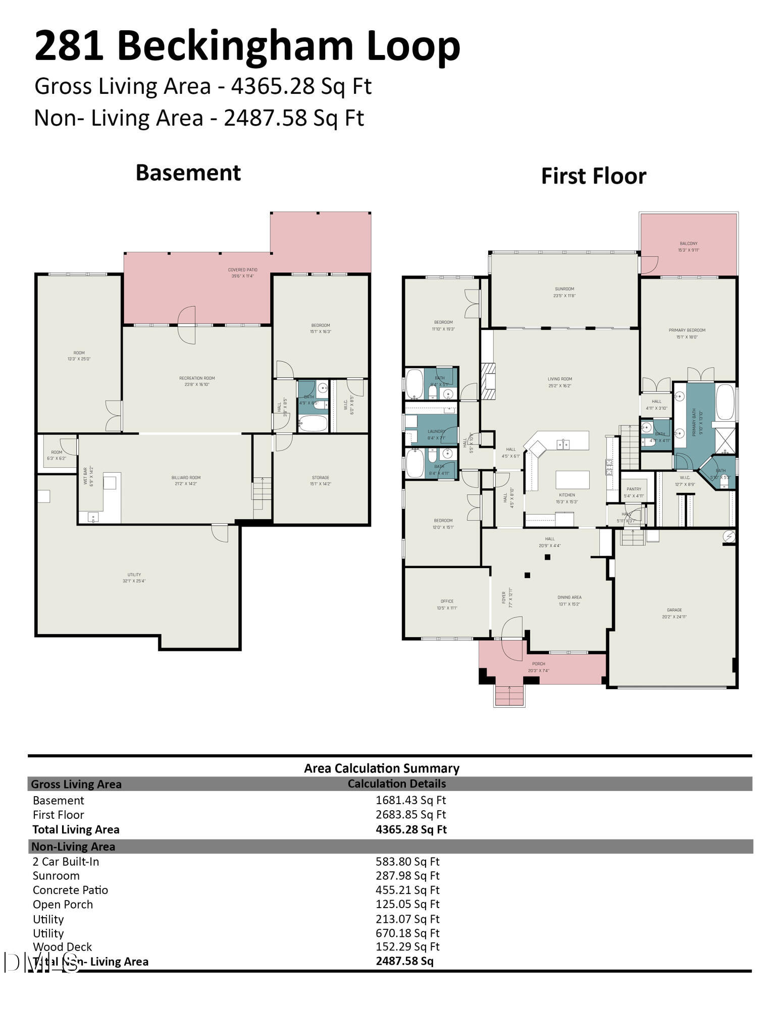 281 Beckingham Loop Cary, NC 27519 - Photo 54 of 56 Floor Plan
