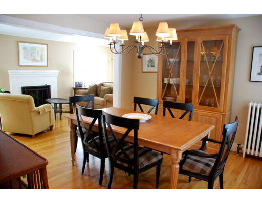 63 Moffat Road Newton, MA 02468 - Photo 6 of 7 a view of a dining room with furniture and wooden floor