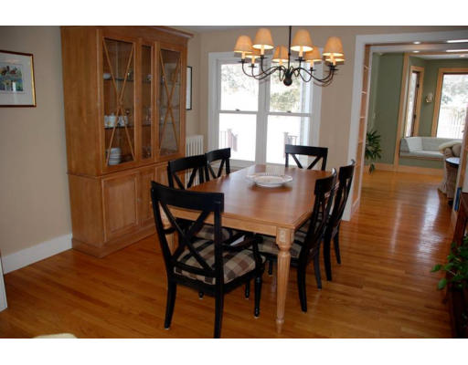 63 Moffat Road Newton, MA 02468 - Photo 7 of 7 a view of a dining room with furniture and wooden floor