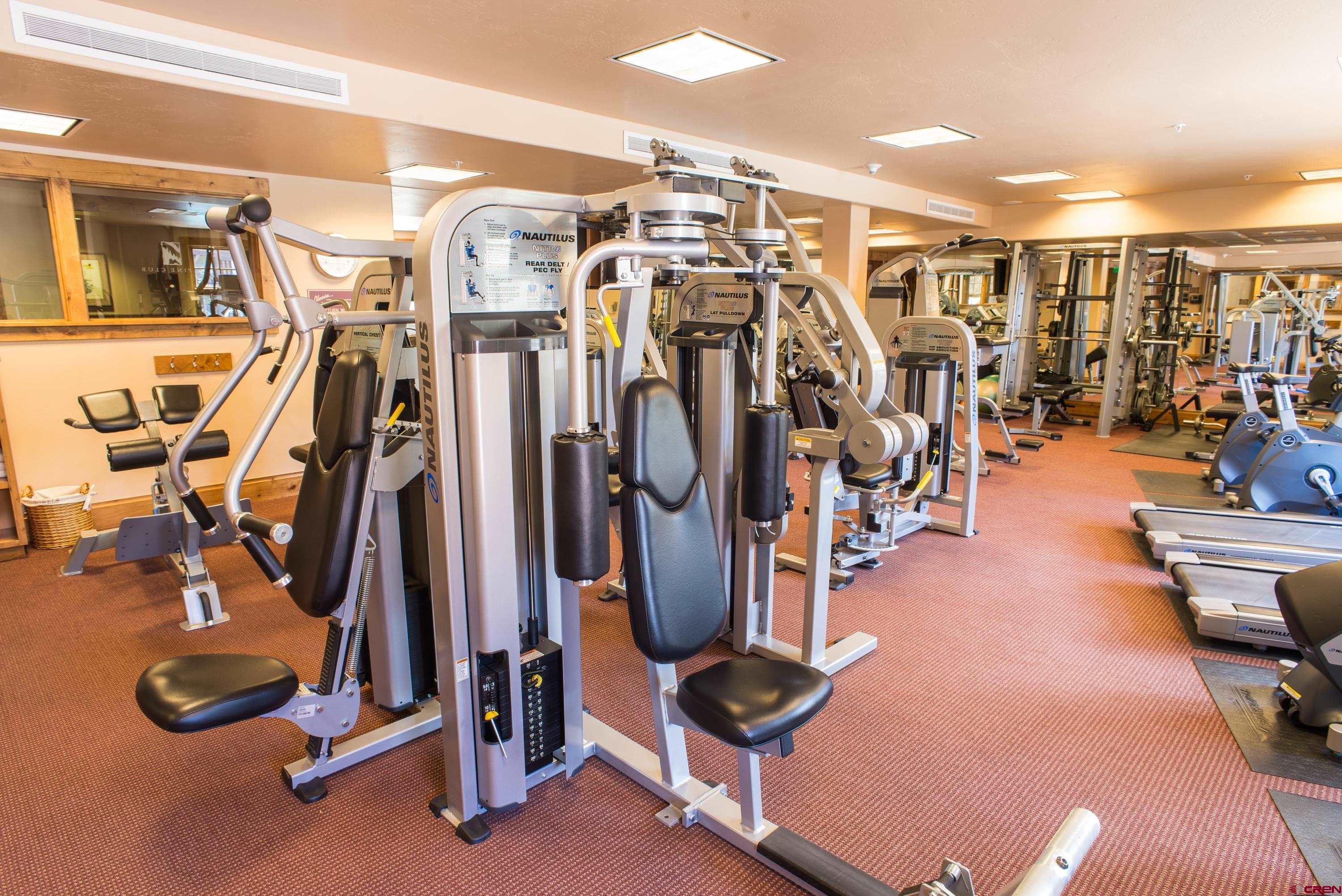 14 Hunter Hill Road, Unit A405 Crested Butte, CO 81225 - Photo 33 of 38 a view of a room with gym equipment