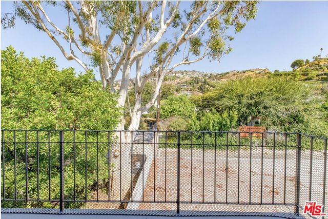 a view of outdoor space with garden