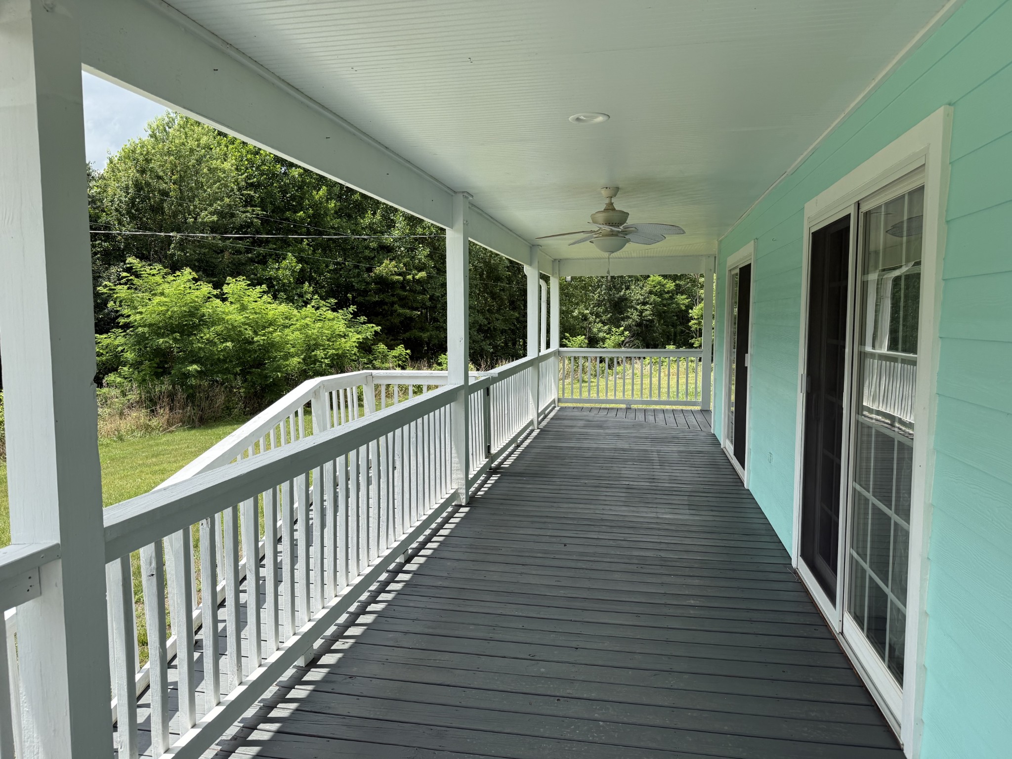 581 Shady Grove Road Bloomington Springs, TN 38545 - Photo 36 of 42 a view of balcony with wooden floor