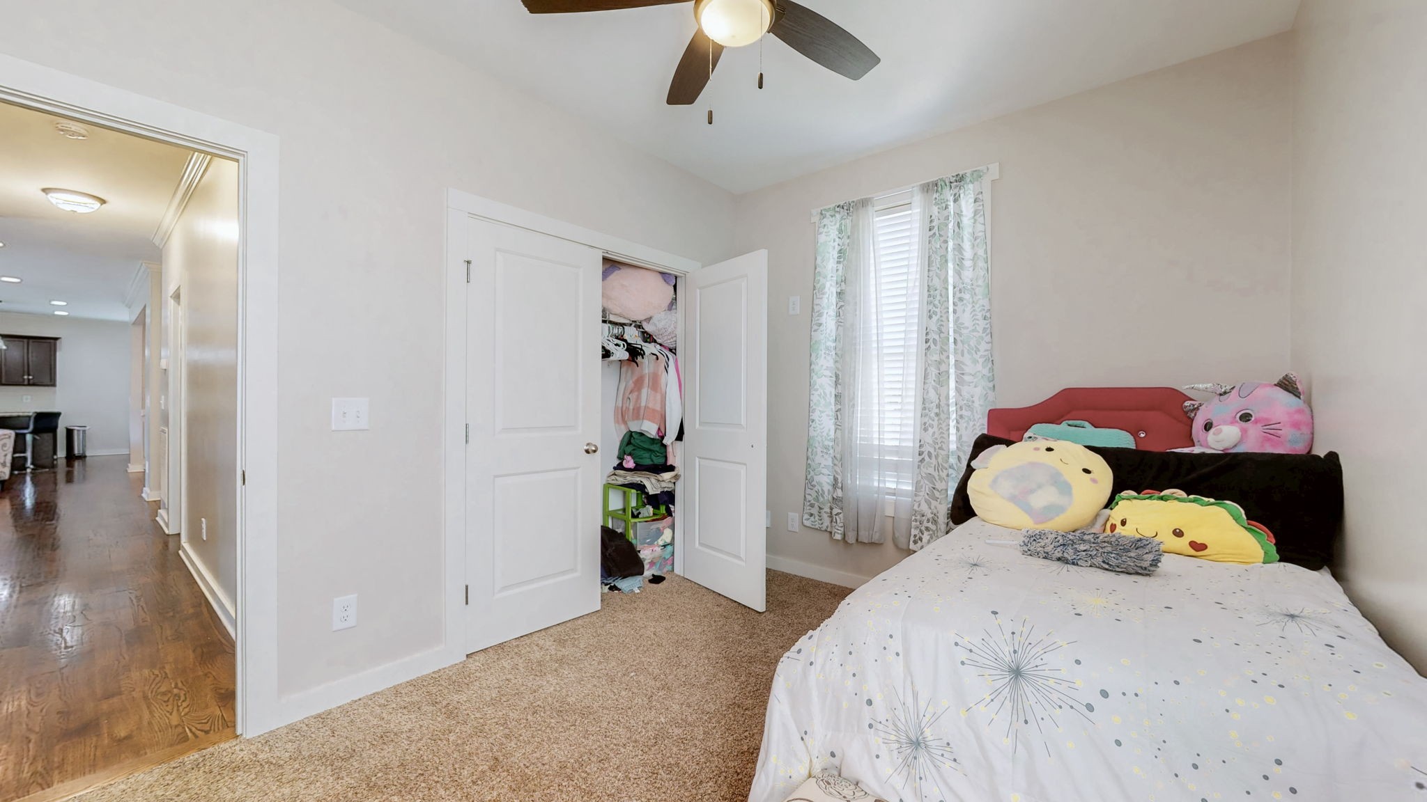 234 Cedarview Drive Antioch, TN 37013 - Photo 39 of 50 a bedroom with a bed and a chandelier