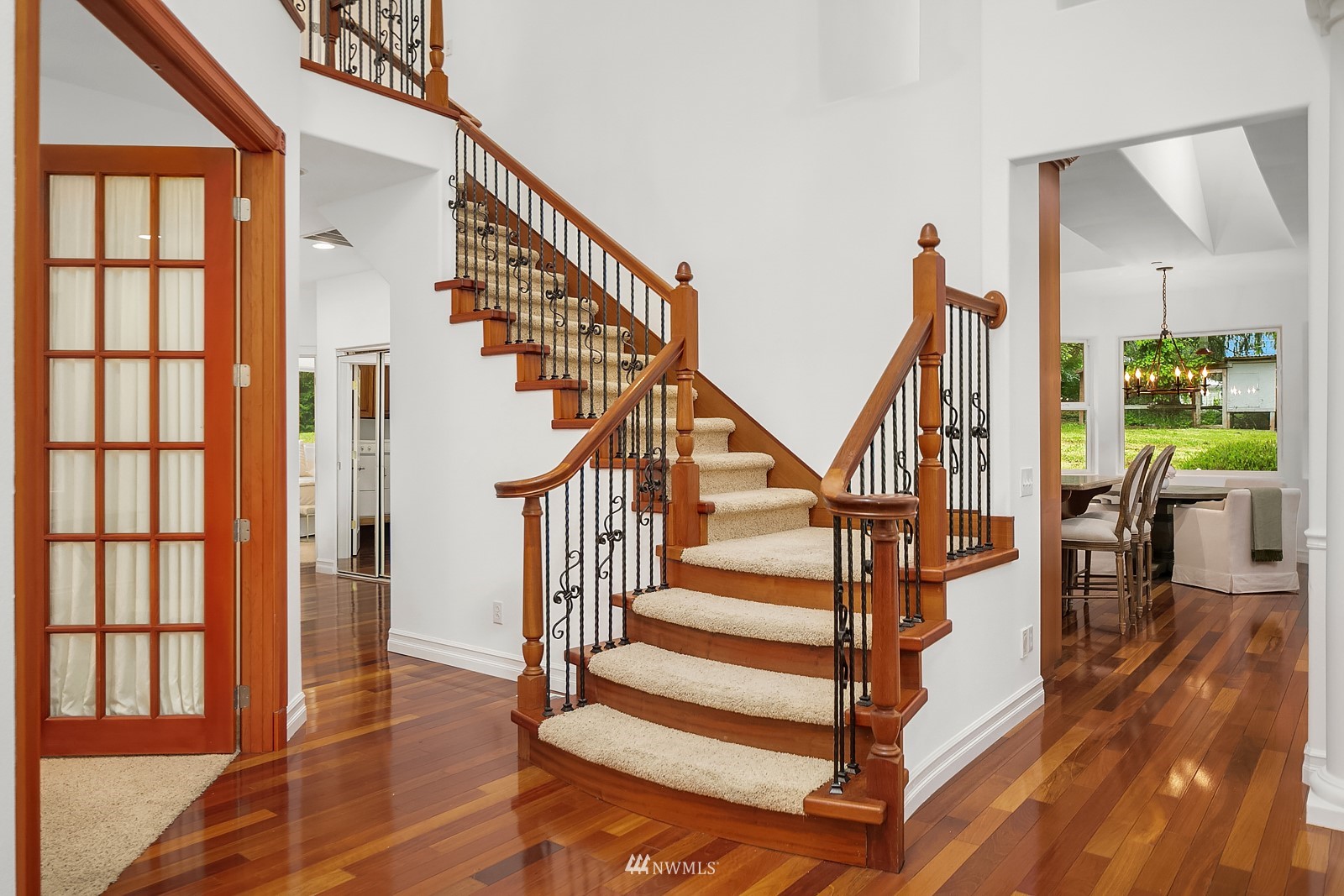18512 Southeast Petrovitsky Road Renton, WA 98058 - Photo 3 of 40 a view of entryway and hall with wooden floor