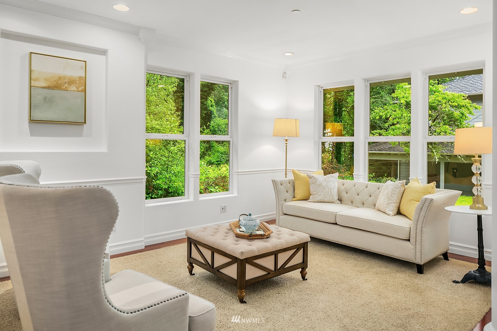 18512 Southeast Petrovitsky Road Renton, WA 98058 - Photo 6 of 40 a living room with furniture and a large window