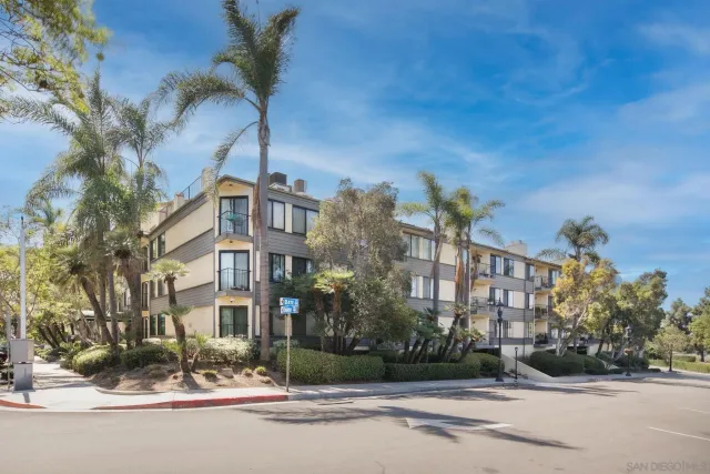 a front view of a building