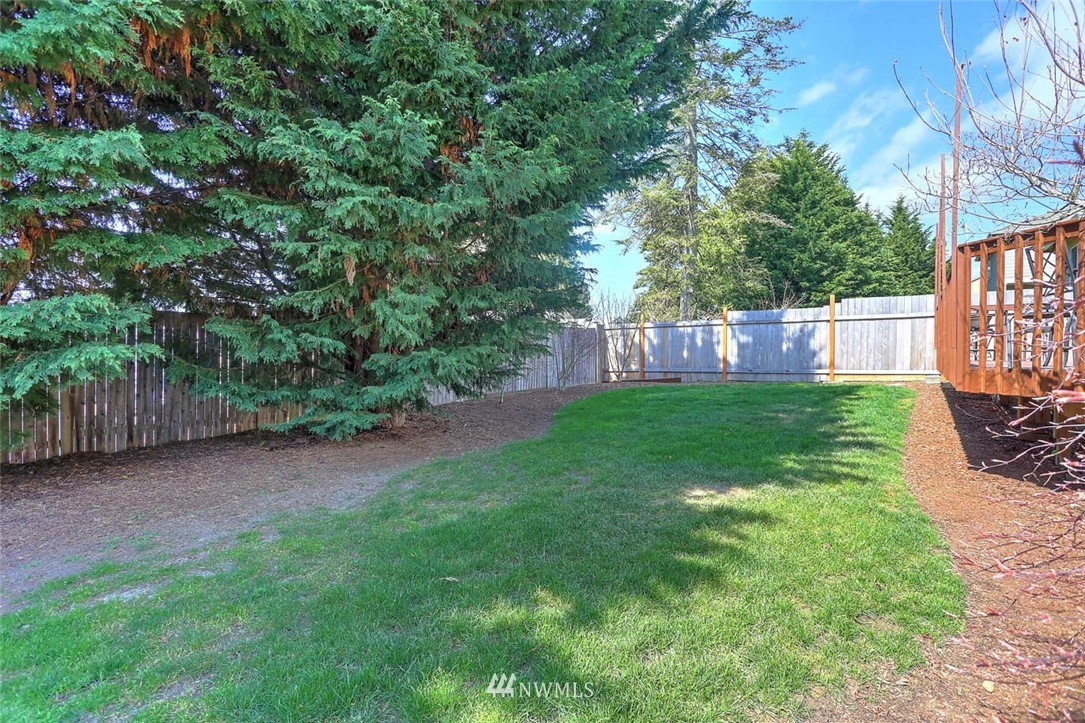 363 Pasco Drive Northeast Renton, WA 98059 - Photo 25 of 26 a view of a backyard with a small cabin