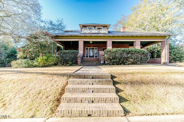 a view of a building with a outdoor space