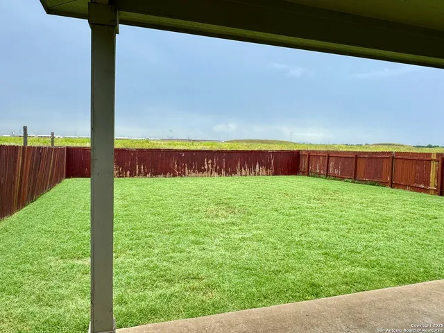 a view of a back yard