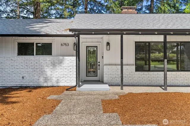 a view of front door of house