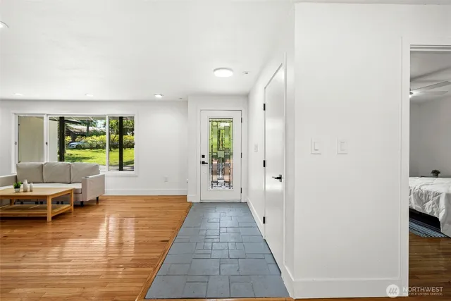 a view of a living room