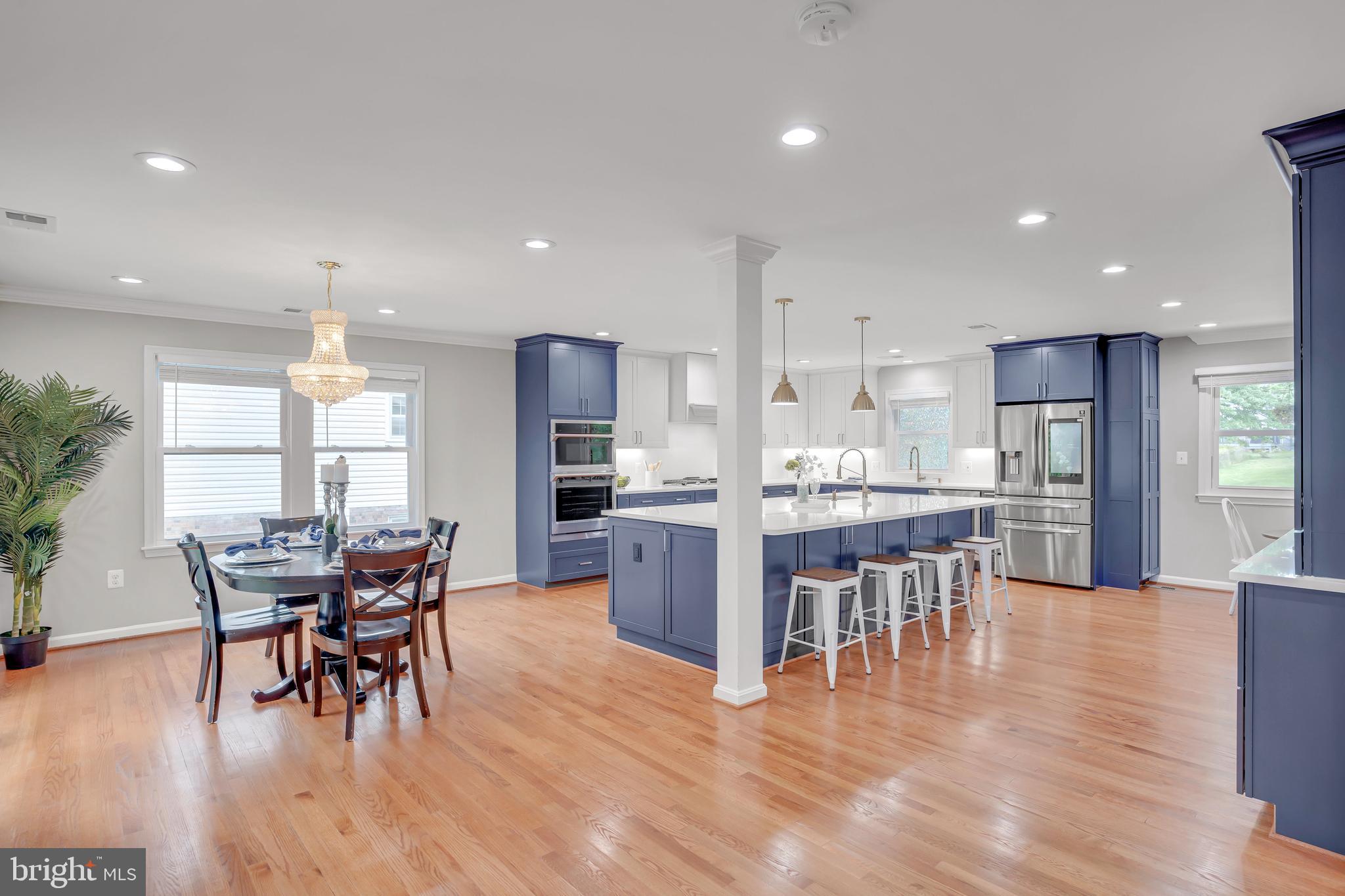 1929 Hull Road Vienna, VA 22182 - Photo 59 of 59 Open Floor Plan Kitchen and Dining Room