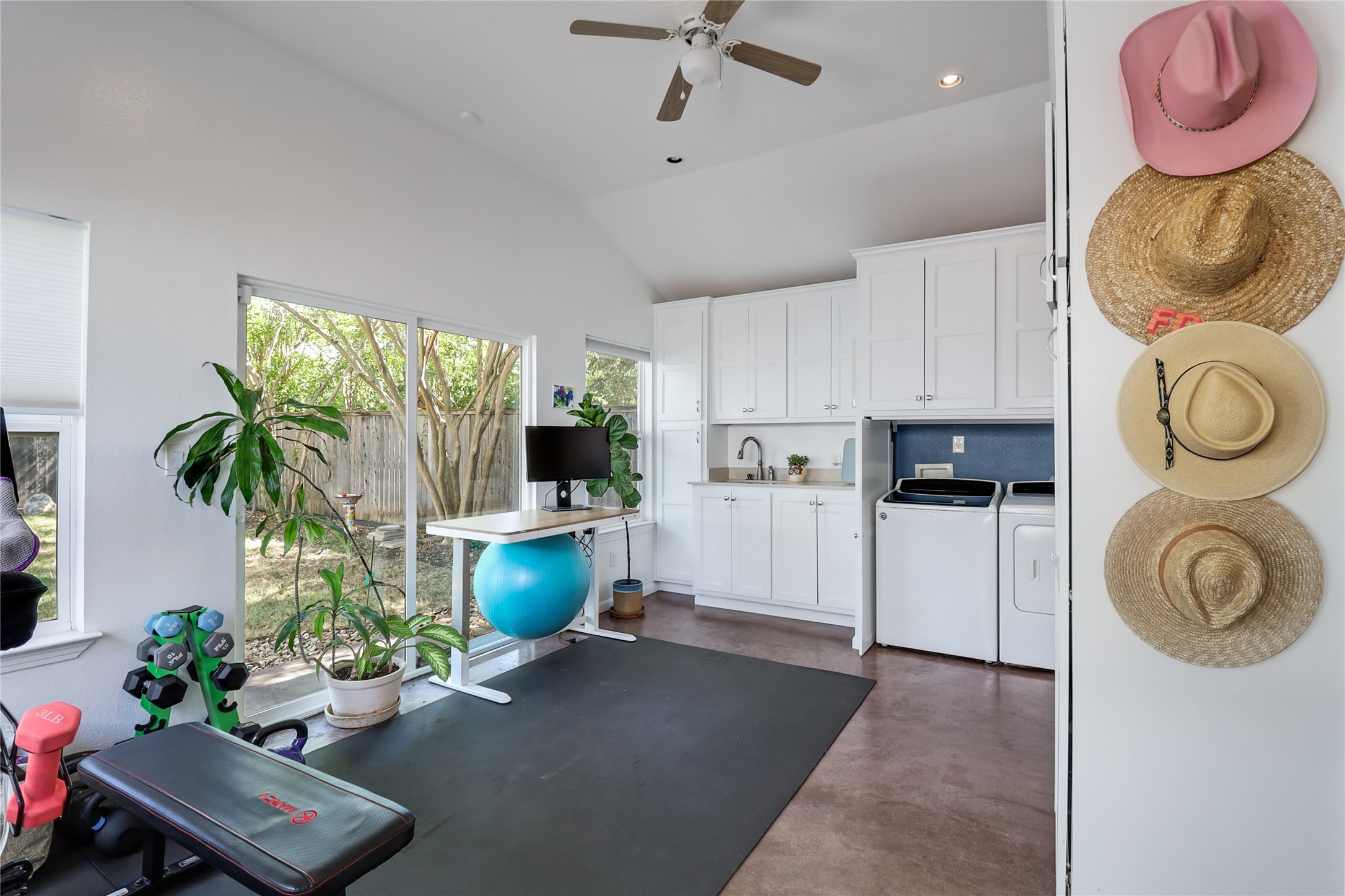2908 Perry Lane Austin, TX 78731 - Photo 23 of 37 a living room with furniture and a large window