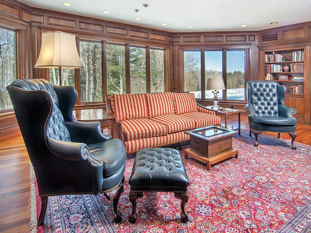 710 Harrison Road Naples, ME 04055 - Photo 8 of 35 Living room with bay windows
