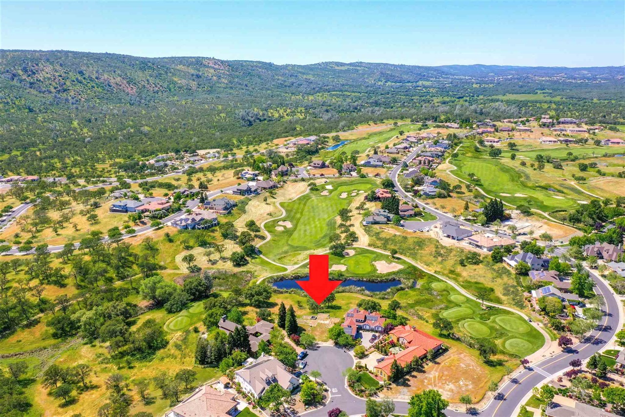 30 White Oak Court Copperopolis, CA 95228 - Photo 23 of 26 an aerial view of residential houses with outdoor space and trees