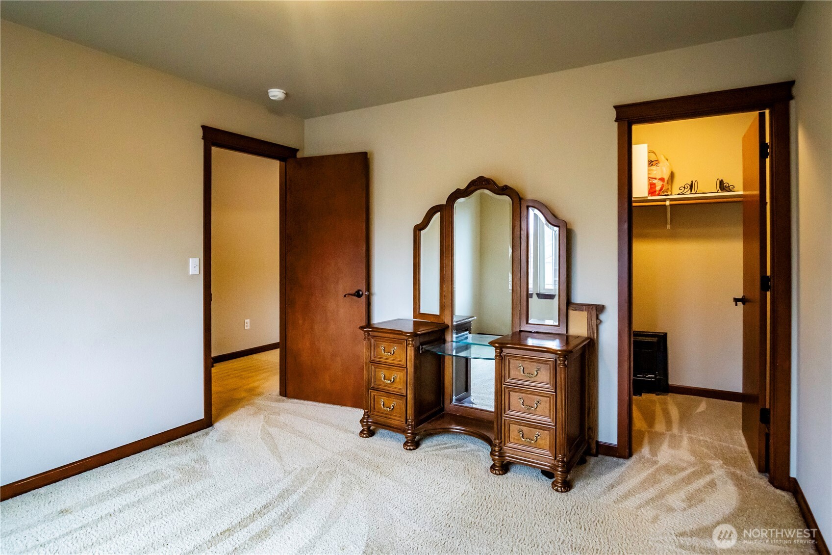 4646 Rochelle Street Southeast Lacey, WA 98503 - Photo 23 of 31 a view of a bedroom with closet area