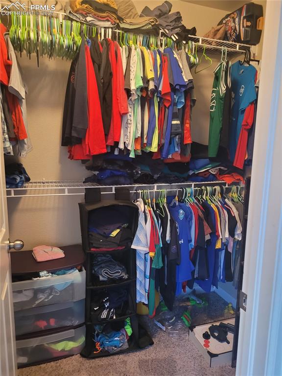 8975 Kingston Heath Road Peyton, CO 80831 - Photo 18 of 18 a view of walk in closet with clothes