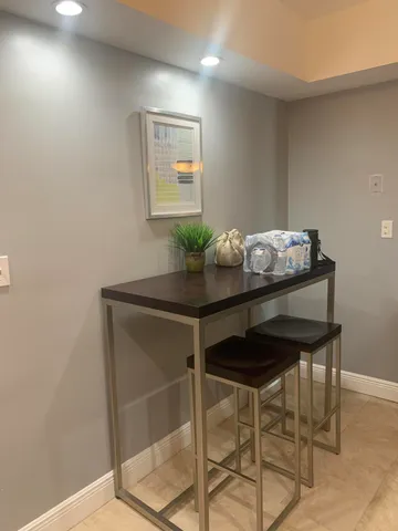 a room with table and chair