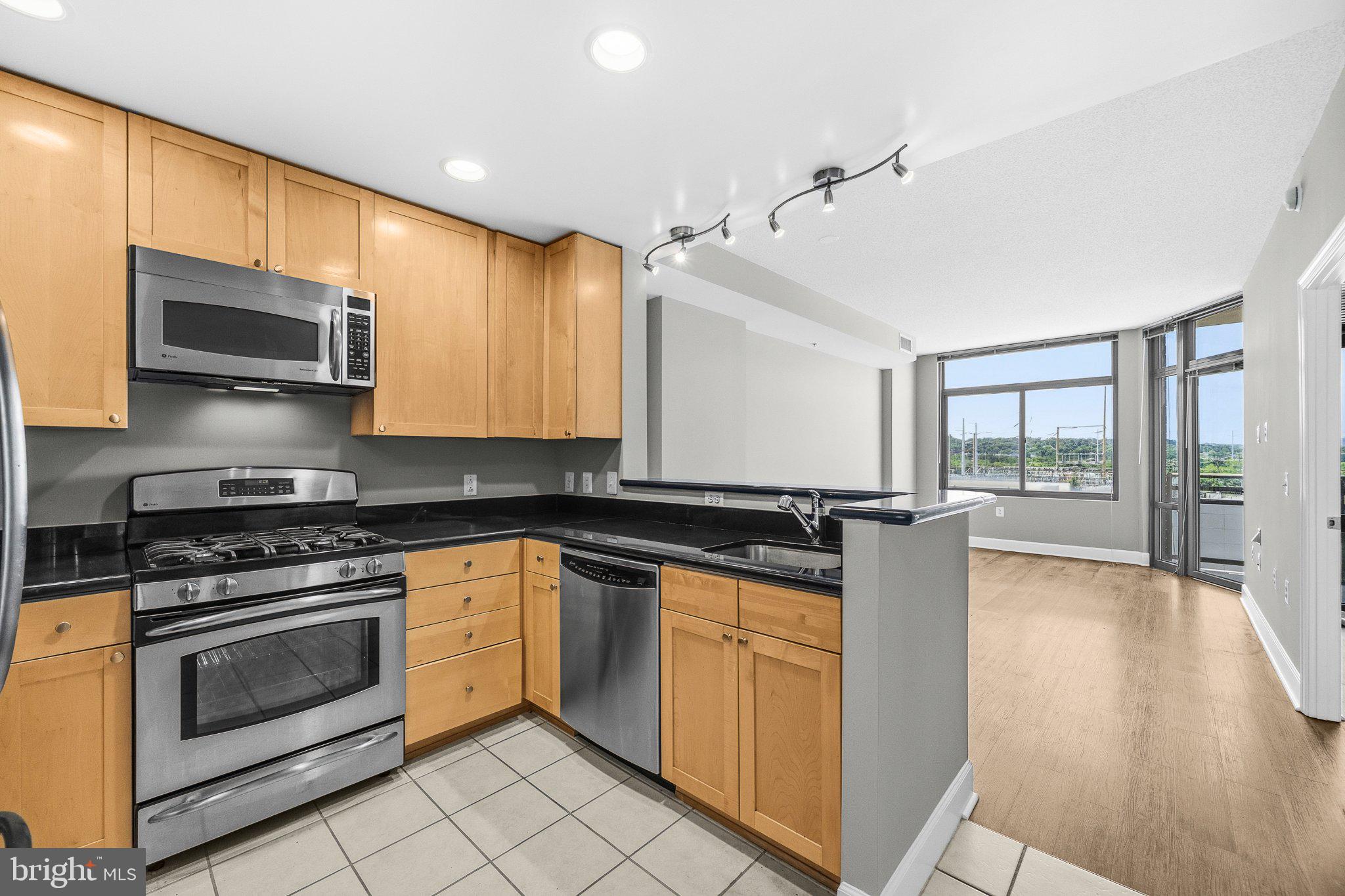 3600 South Glebe Road, Unit 308W Arlington, VA 22202 - Photo 1 of 37 Modern kitchen with sleek finishes.
