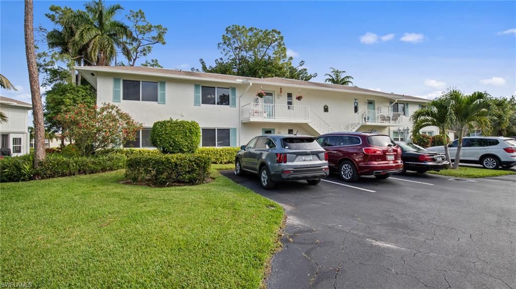 Front view of condo, upper left.