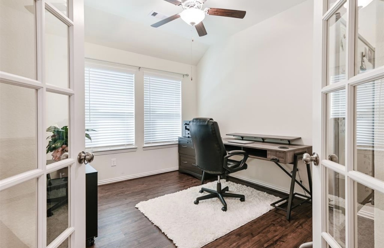 4639 Sequoia Echo Drive Spring, TX 77386 - Photo 18 of 26 a view of a workspace with furniture and a window