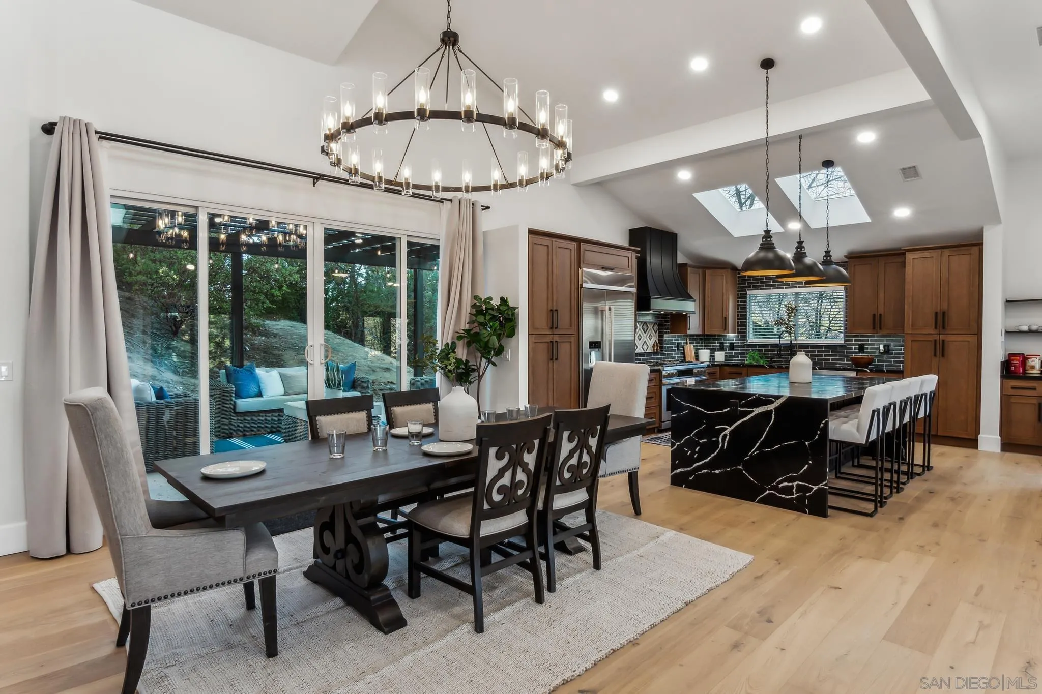 1326 Farmer Road Julian, CA 92036 - Photo 3 of 65 a view of a dining room with furniture window and outside view