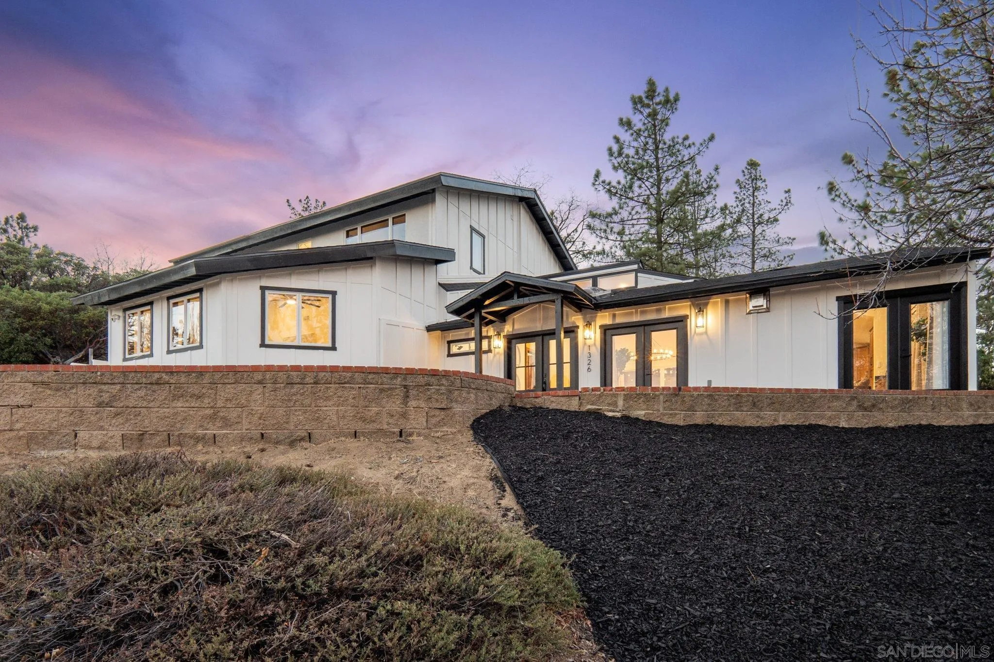 1326 Farmer Road Julian, CA 92036 - Photo 42 of 65 a front view of a house with a yard
