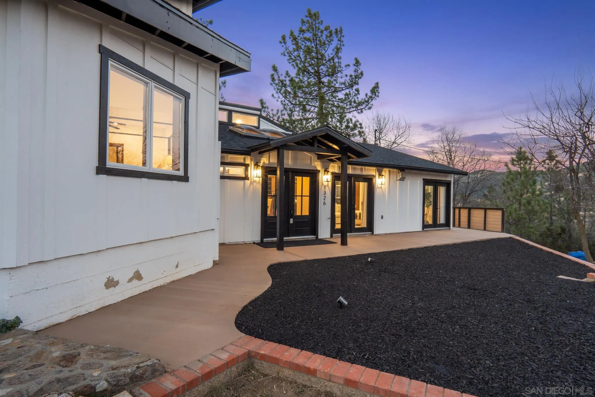 1326 Farmer Road Julian, CA 92036 - Photo 50 of 65 a view of a house with backyard and trees
