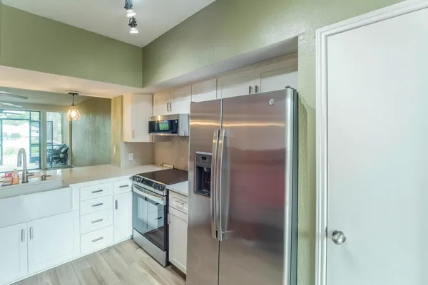 a room with storage and utility