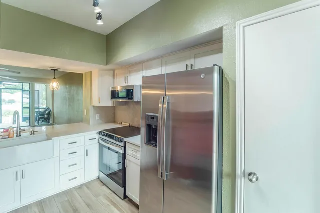 a room with storage and utility