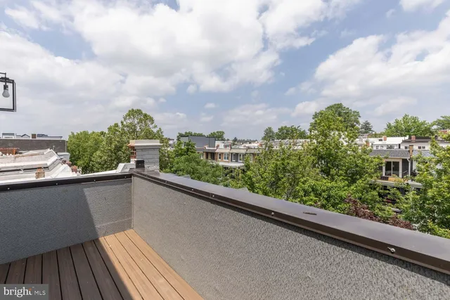 a view of balcony with city view