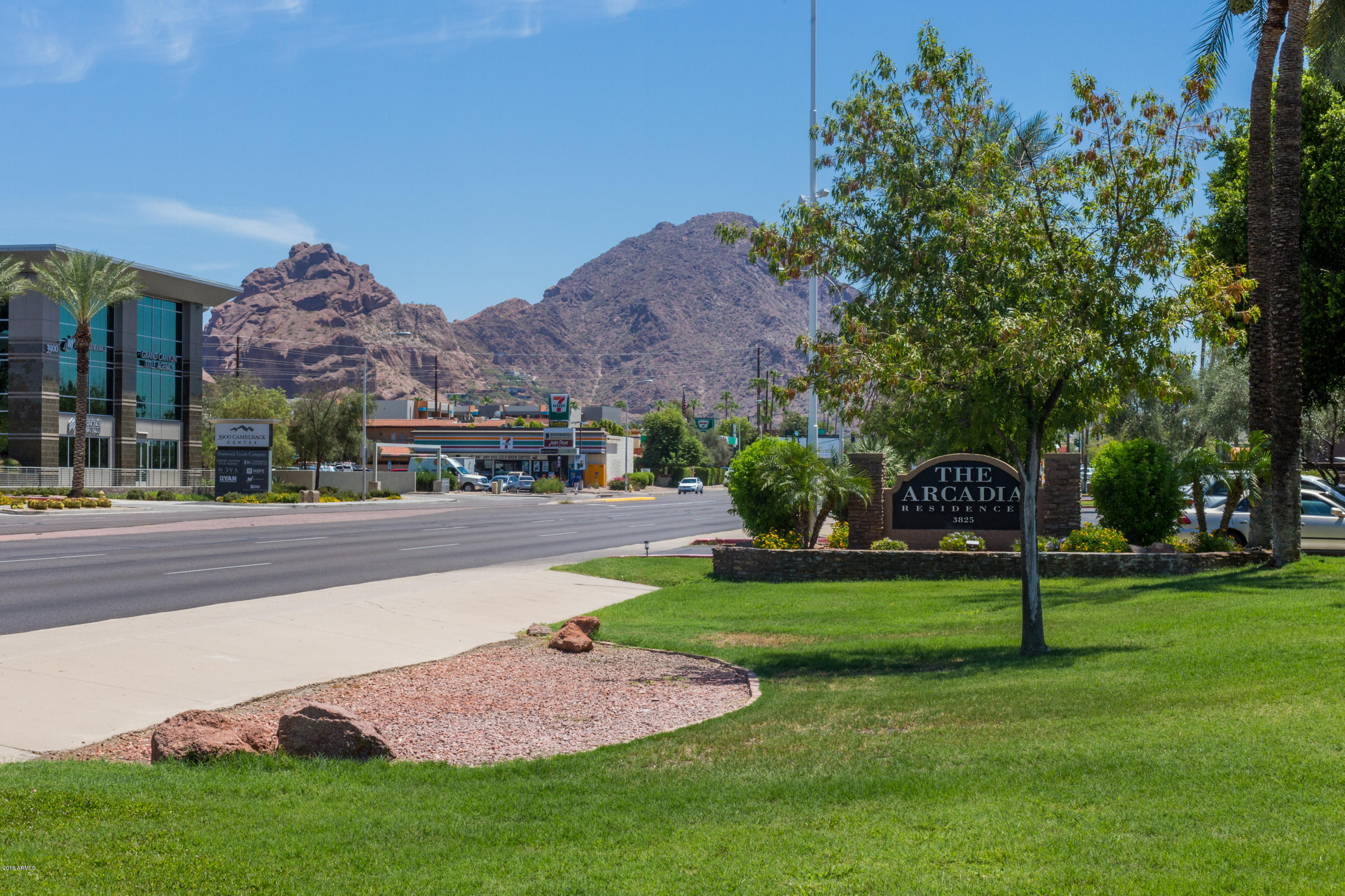 3825 East Camelback Road, Unit 249 Phoenix, AZ 85018 - Photo 29 of 30 a view of a street with a building in the background