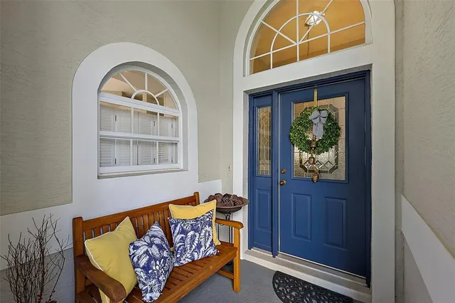 a view of a livingroom with furniture and window