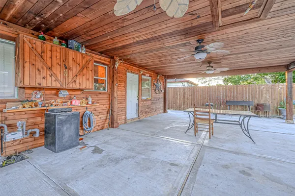 a view of outdoor seating