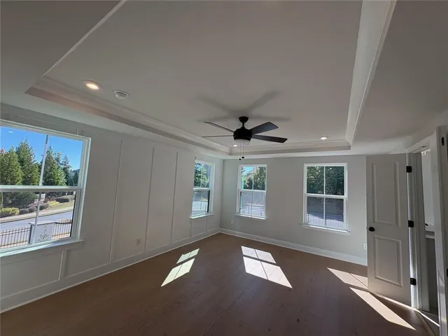 a view of a room with empty racks