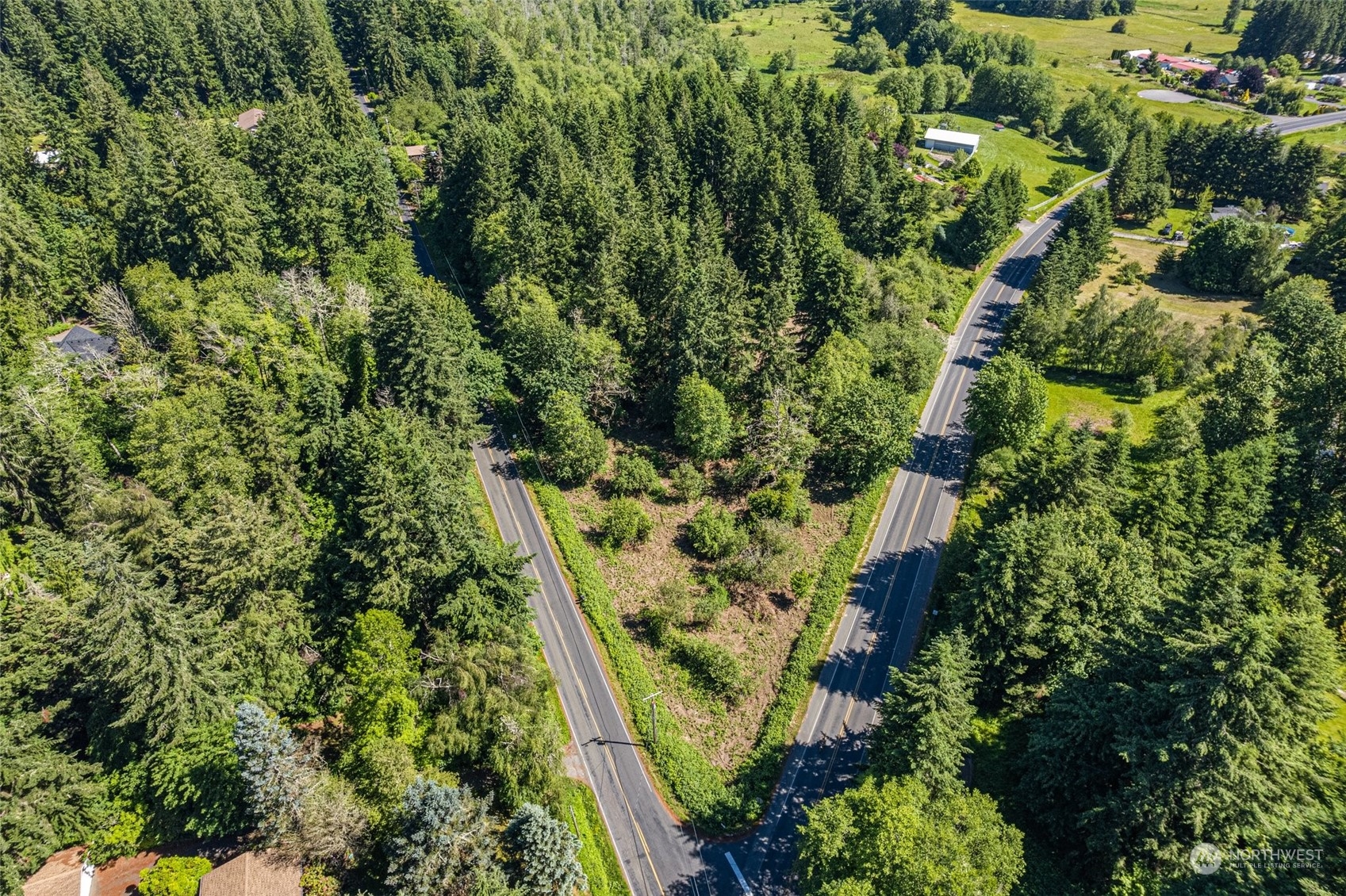 4035 Sleater Kinney Road Northeast Olympia, WA 98506 - Photo 12 of 14 an aerial view of a residential houses with yard
