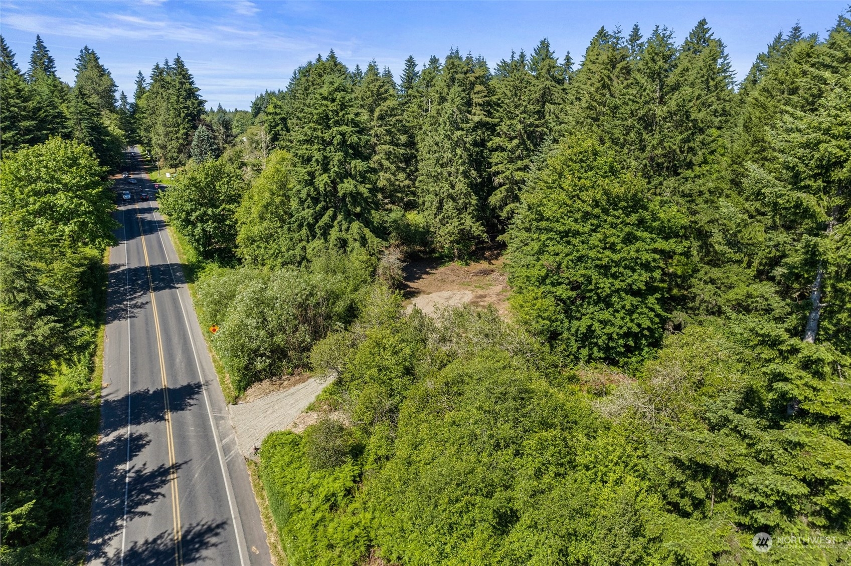 4035 Sleater Kinney Road Northeast Olympia, WA 98506 - Photo 14 of 14 an aerial view of residential house with outdoor space and trees all around