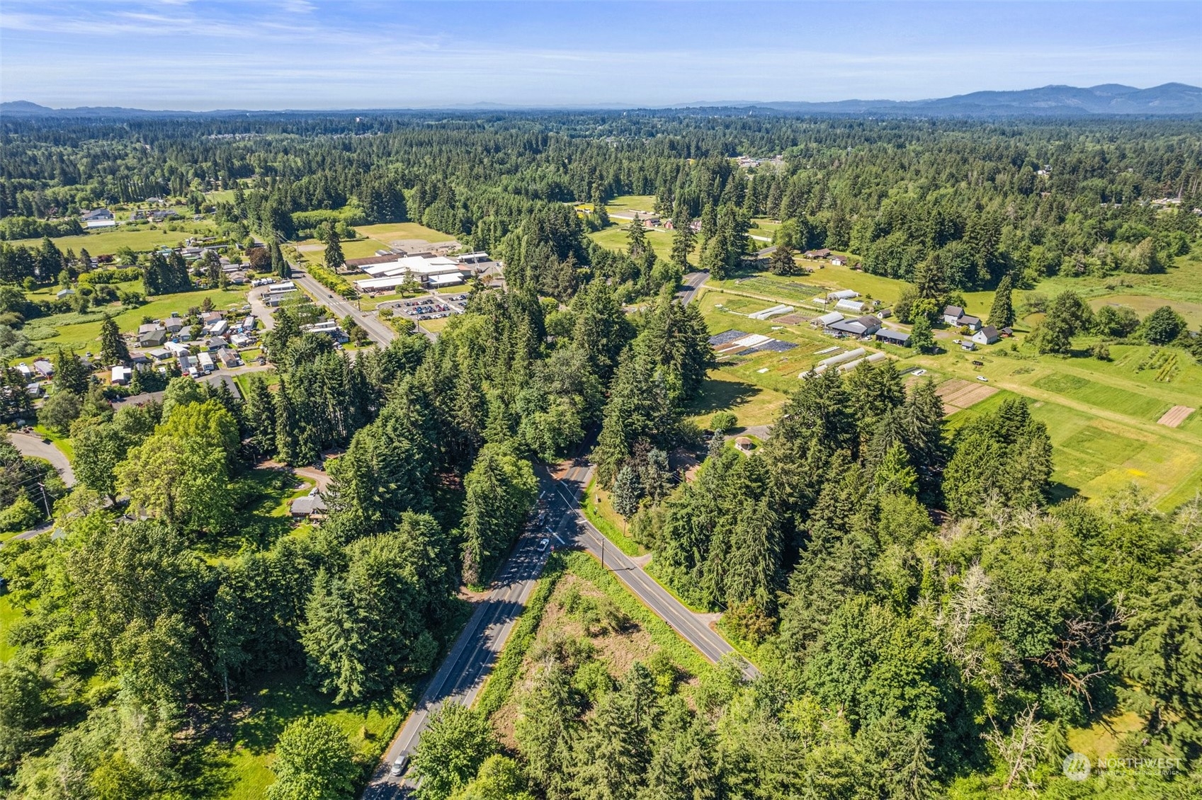 4035 Sleater Kinney Road Northeast Olympia, WA 98506 - Photo 5 of 14 a view of a city with lush green forest