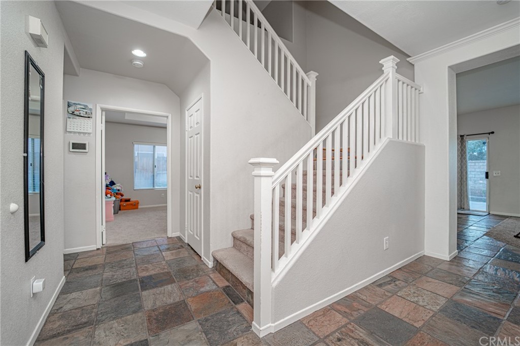 2810 Athens Circle Corona, CA 92882 - Photo 19 of 34 a view of a hallway view with staircase