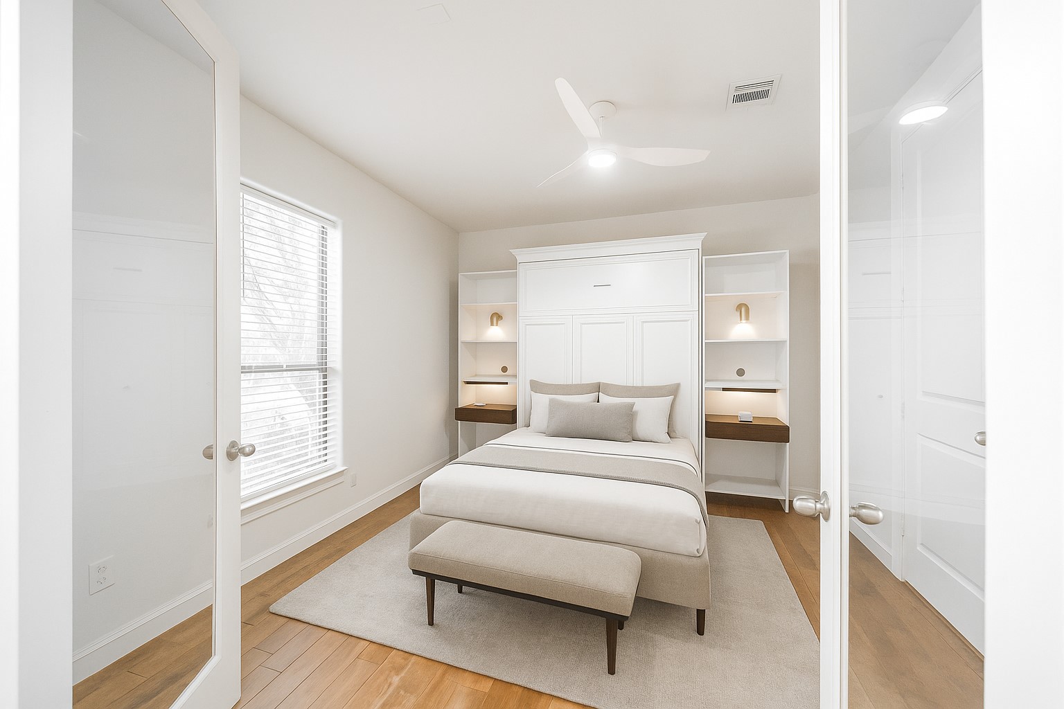 2426 Bevis Street Houston, TX 77008 - Photo 10 of 25 a room with a bed and a window