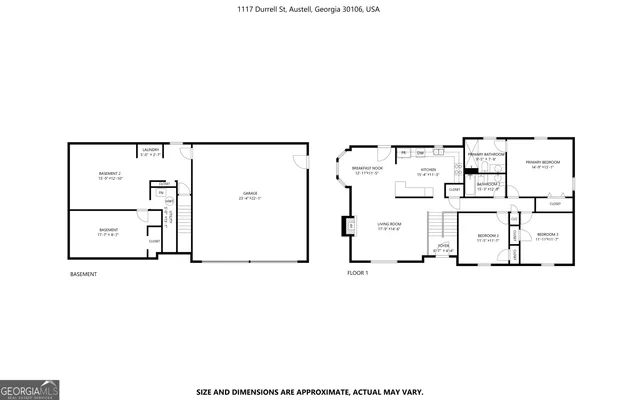 $2,040 | 1117 Durrell Street, Austell, GA 30106