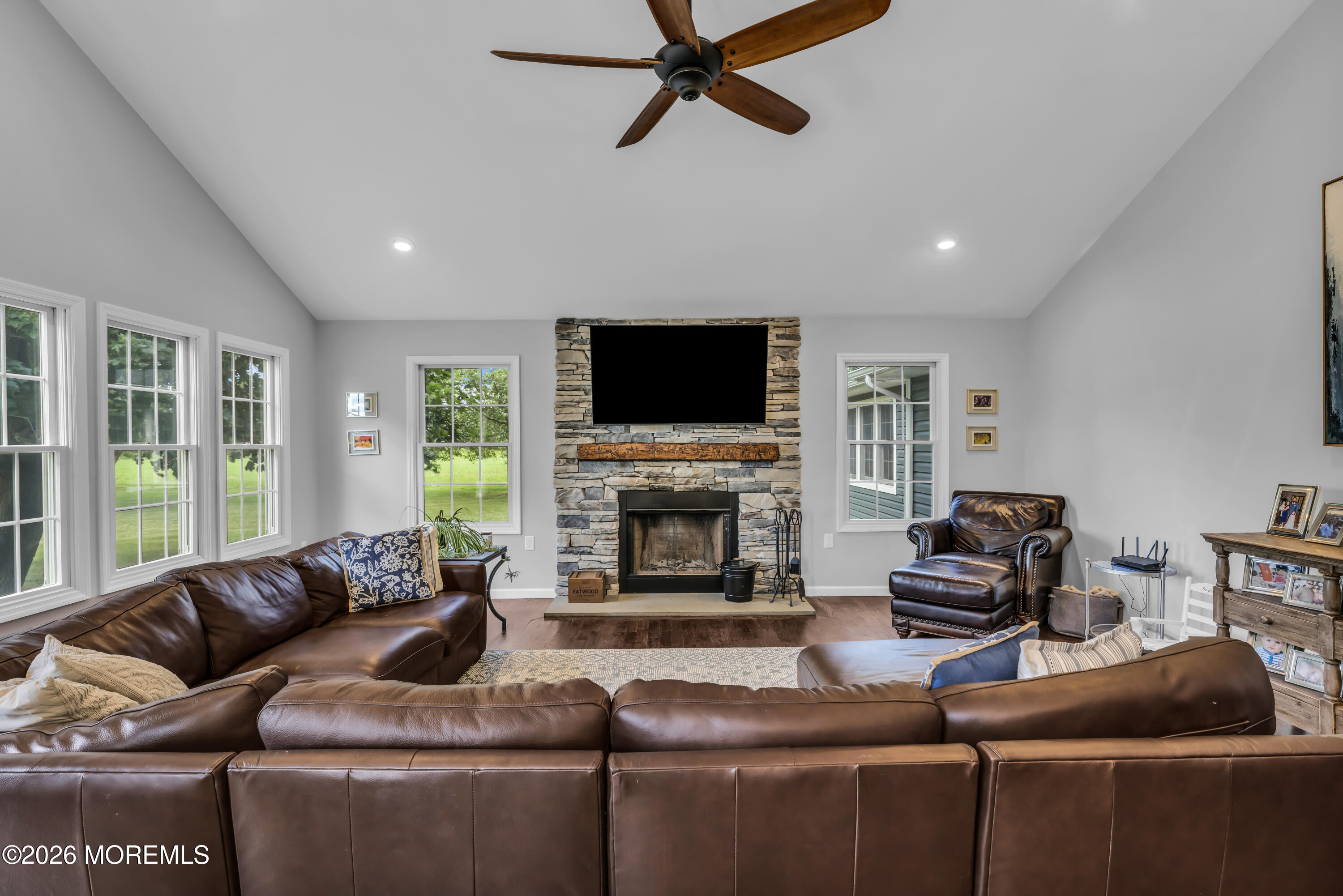 229 Dutch Lane Road Freehold, NJ 07728 - Photo 17 of 71 Stone fireplace