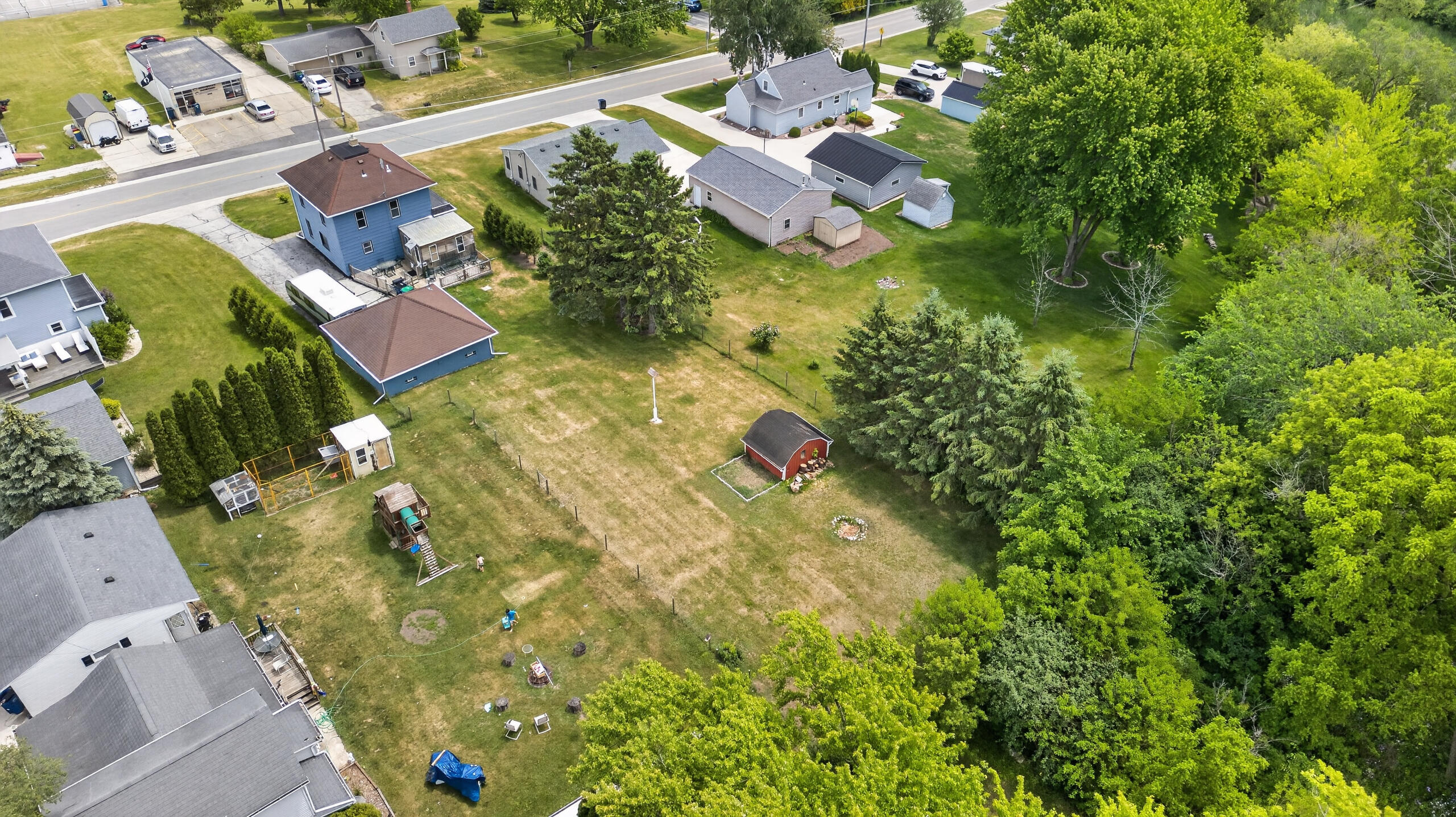 206 Lake Street Cascade, WI 53011 - Photo 19 of 33 Fully fenced back yard