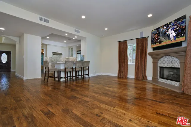 wooden floor in an empty room
